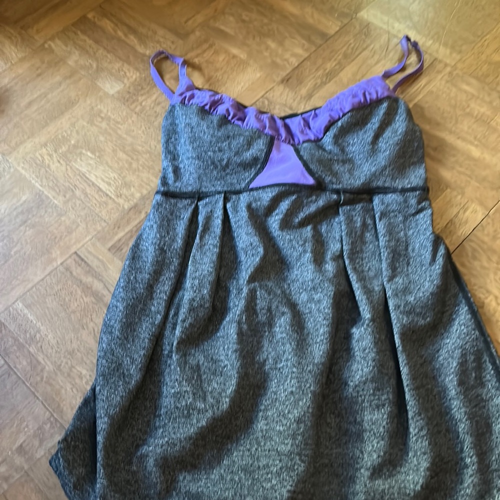 Lulu lemon purple and grey tank